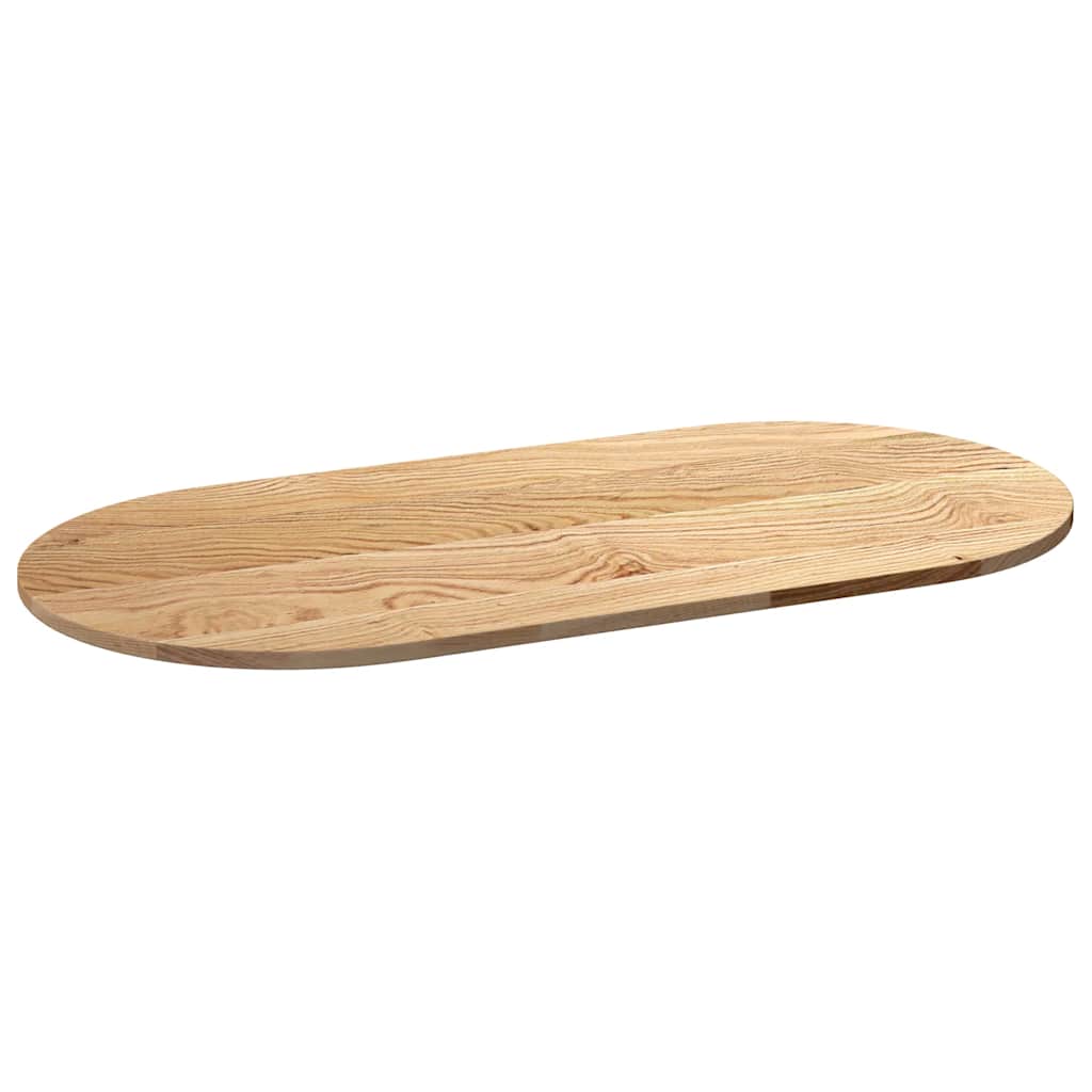Tafelblad 120x60x2 cm ovaal massief eikenhout is nu te koop bij PeponiXL, paradijselijk wonen!