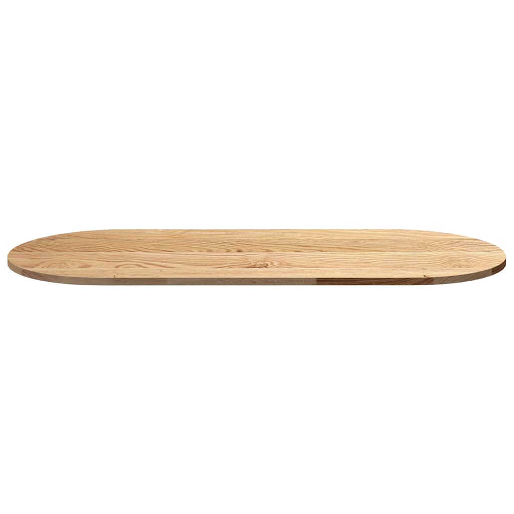 Tafelblad 140x60x2 cm ovaal massief eikenhout is nu te koop bij PeponiXL, paradijselijk wonen!