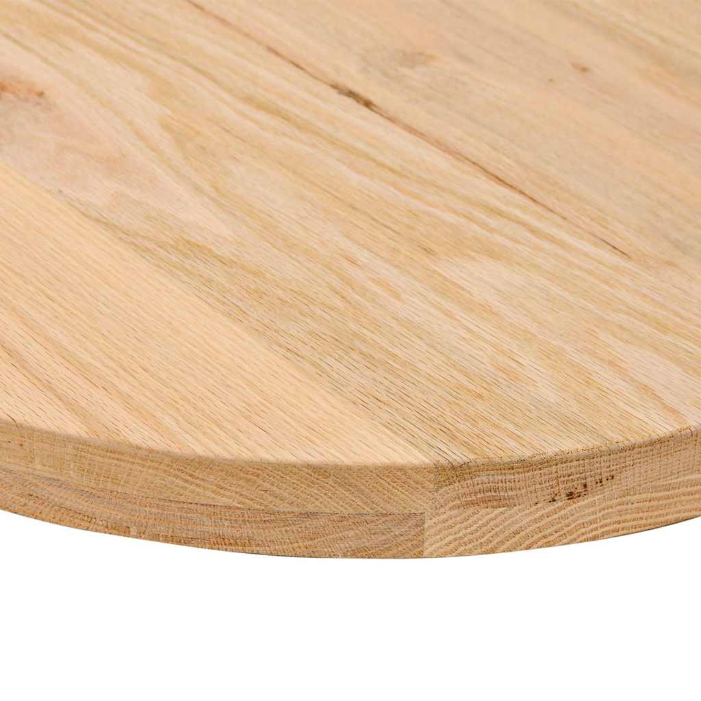 Tafelblad 100x50x4 cm ovaal massief eikenhout is nu te koop bij PeponiXL, paradijselijk wonen!