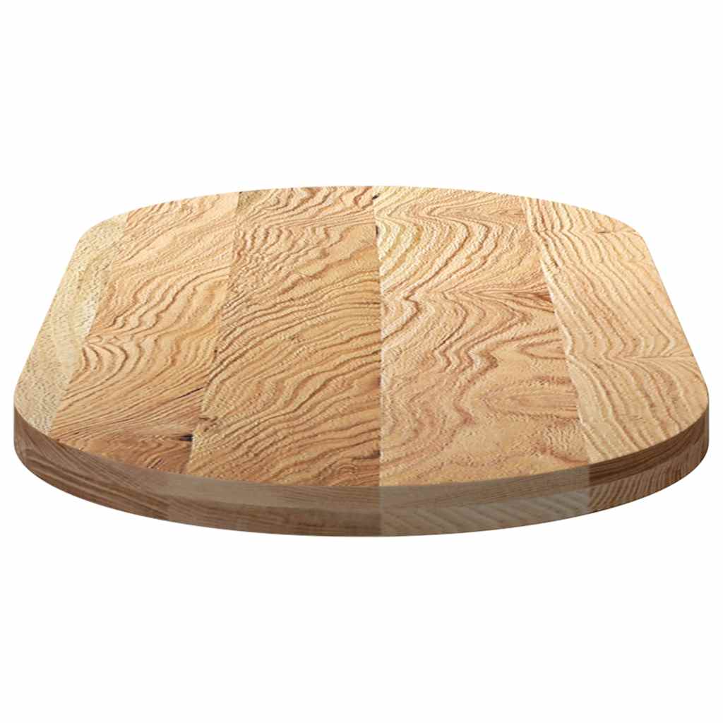 Tafelblad 120x60x4 cm ovaal massief eikenhout is nu te koop bij PeponiXL, paradijselijk wonen!