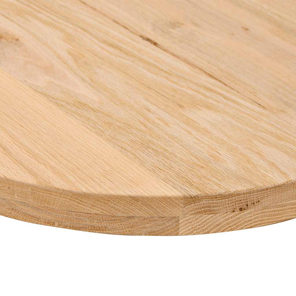 Tafelblad 120x60x4 cm ovaal massief eikenhout is nu te koop bij PeponiXL, paradijselijk wonen!