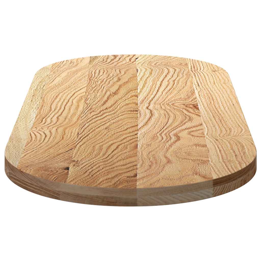 Tafelblad 140x60x4 cm ovaal massief eikenhout is nu te koop bij PeponiXL, paradijselijk wonen!