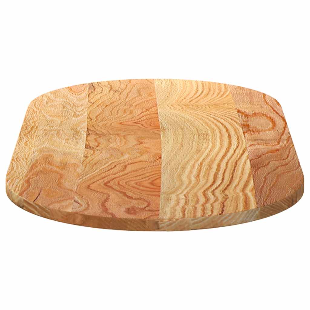 Tafelblad 100x50x2 cm ovaal massief eikenhout lichtbruin is nu te koop bij PeponiXL, paradijselijk wonen!