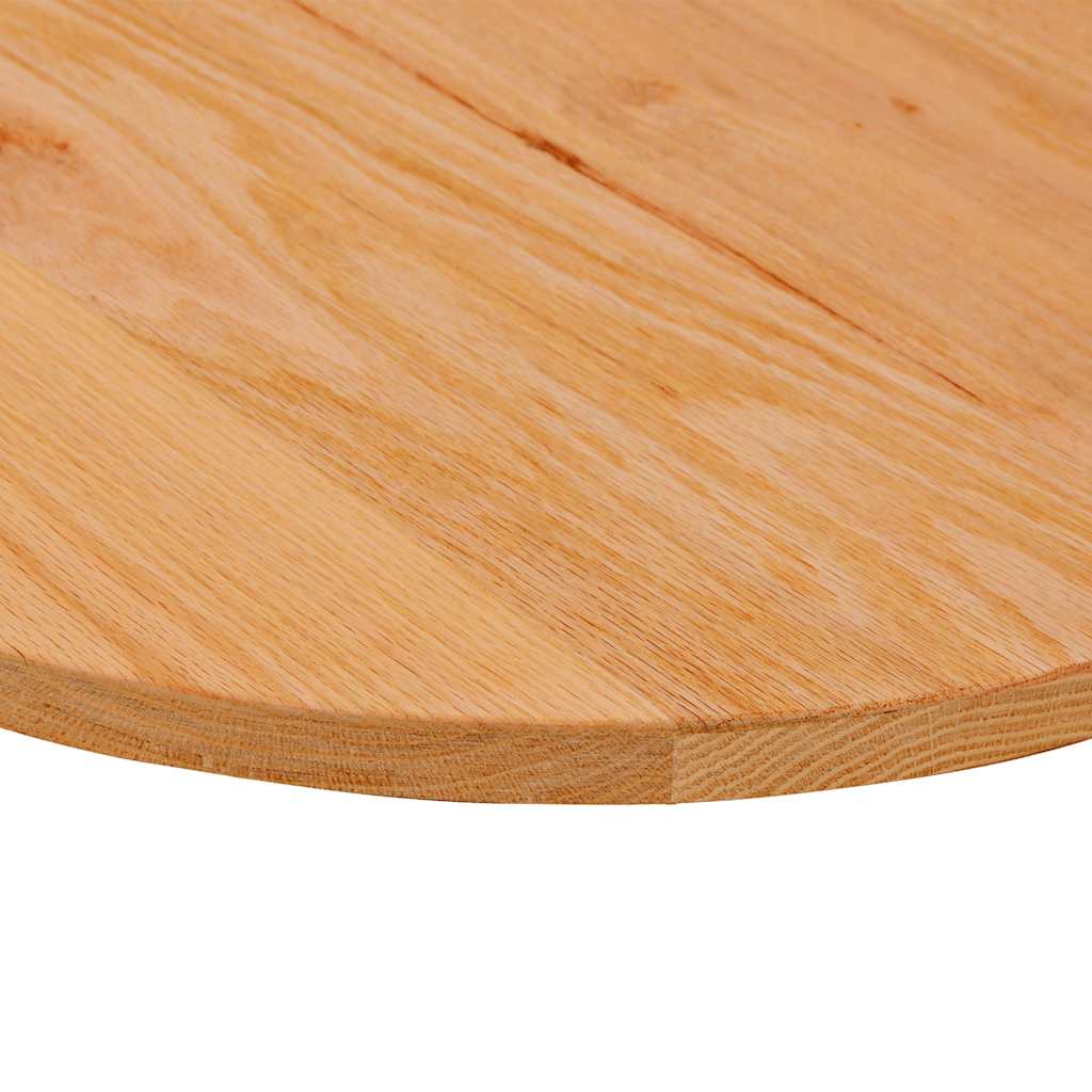 Tafelblad 100x50x2 cm ovaal massief eikenhout lichtbruin is nu te koop bij PeponiXL, paradijselijk wonen!