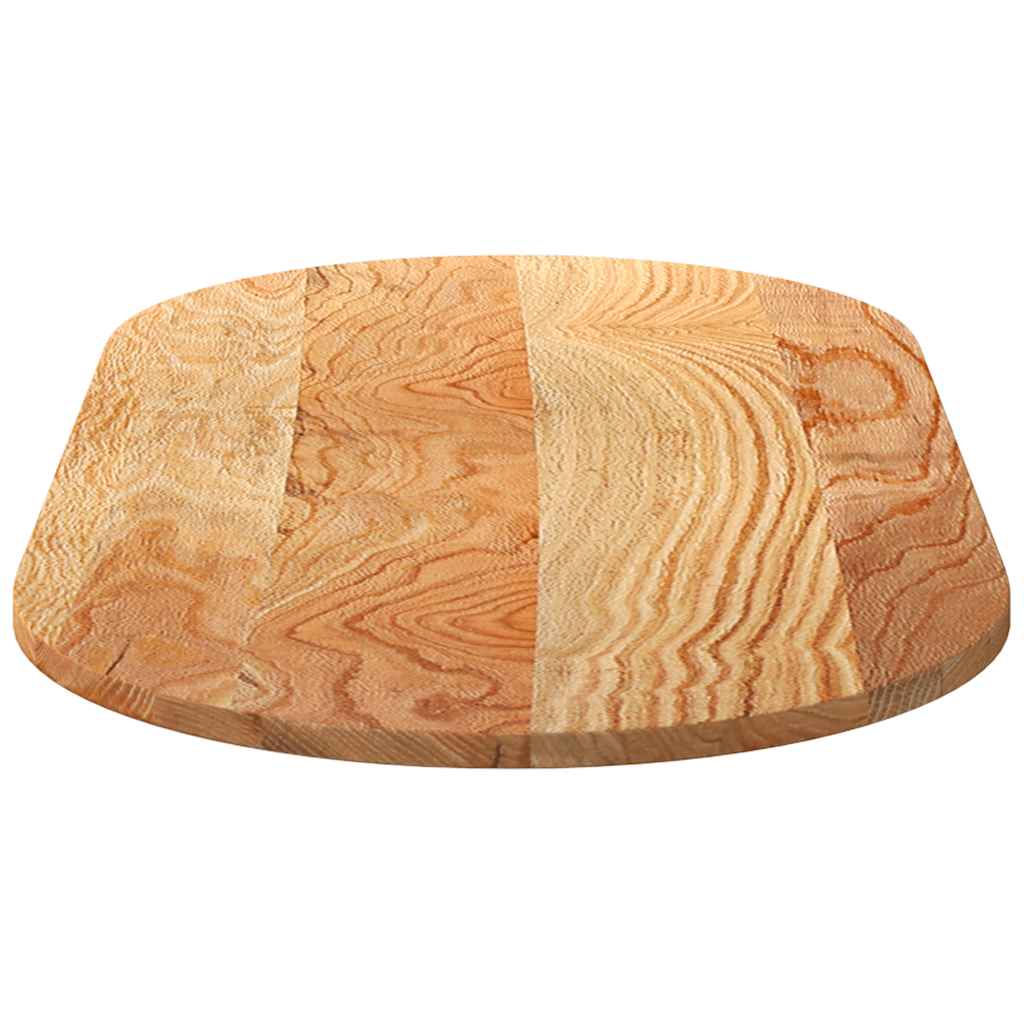Tafelblad 120x60x2 cm ovaal massief eikenhout lichtbruin is nu te koop bij PeponiXL, paradijselijk wonen!