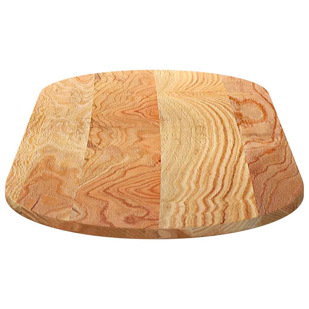 Tafelblad 140x60x2 cm ovaal massief eikenhout lichtbruin is nu te koop bij PeponiXL, paradijselijk wonen!