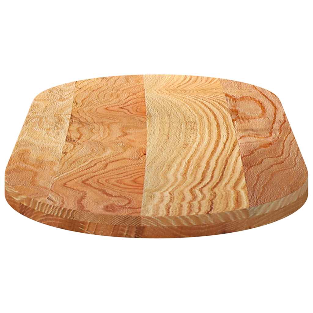 Tafelblad 120x60x4 cm ovaal massief eikenhout lichtbruin is nu te koop bij PeponiXL, paradijselijk wonen!