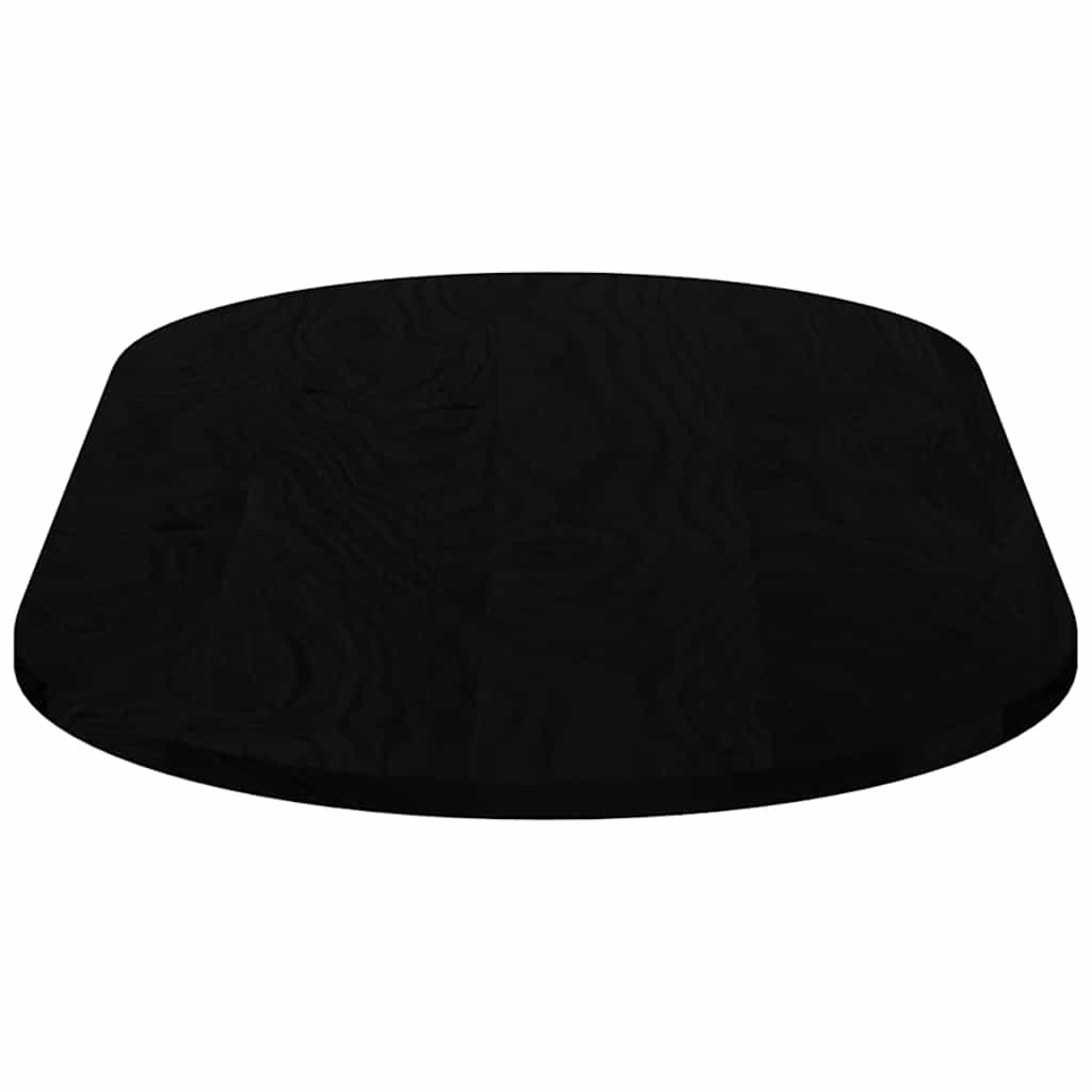 Tafelblad 120x60x2 cm ovaal massief eikenhout donkerbruin is nu te koop bij PeponiXL, paradijselijk wonen!