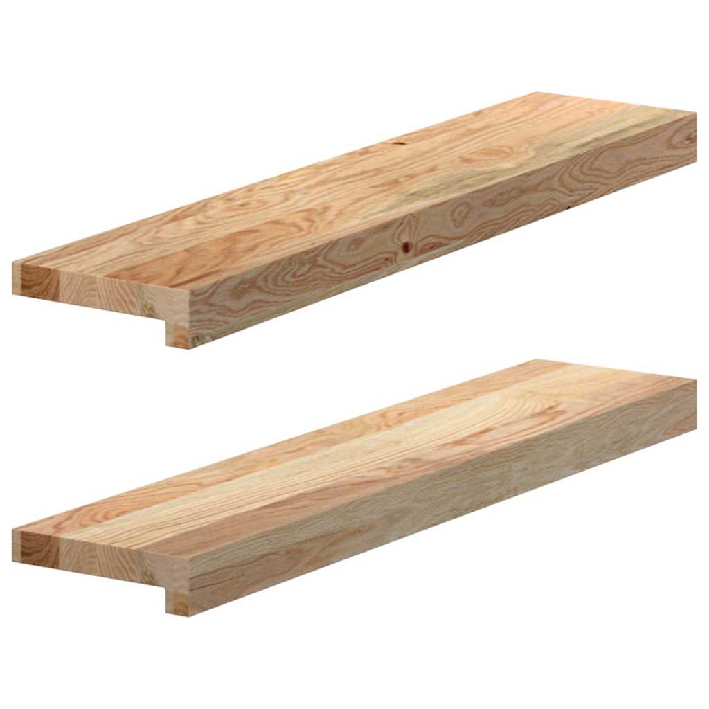 Vensterbanken 2 st onbehandeld 70x15x2 cm massief eikenhout is nu te koop bij PeponiXL, paradijselijk wonen!