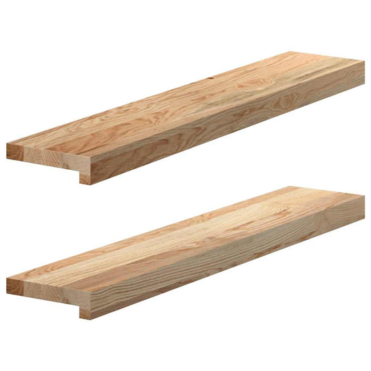 Vensterbanken 2 st onbehandeld 80x15x2 cm massief eikenhout is nu te koop bij PeponiXL, paradijselijk wonen!