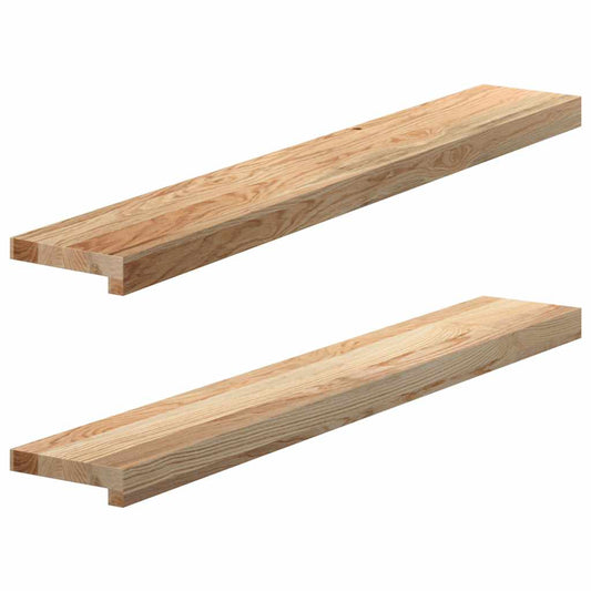 Vensterbanken 2 st onbehandeld 100x15x2 cm massief eikenhout is nu te koop bij PeponiXL, paradijselijk wonen!