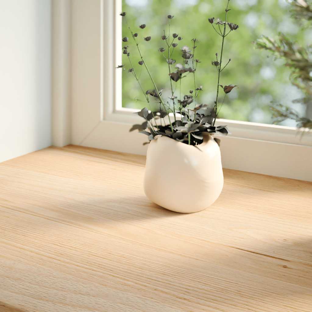 Vensterbanken 2 st onbehandeld 120x20x2 cm massief eikenhout is nu te koop bij PeponiXL, paradijselijk wonen!