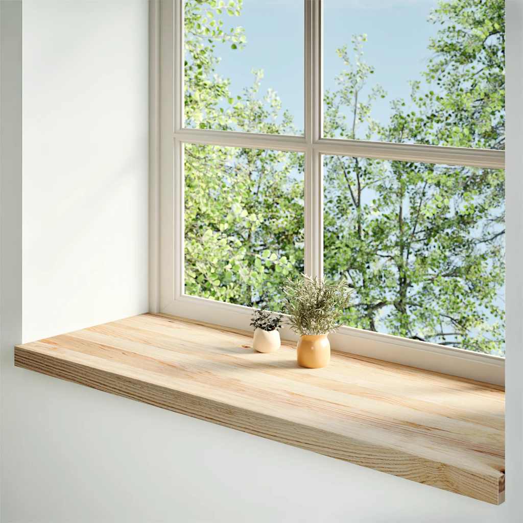 Vensterbanken 2 st onbehandeld 110x40x2 cm massief eikenhout is nu te koop bij PeponiXL, paradijselijk wonen!