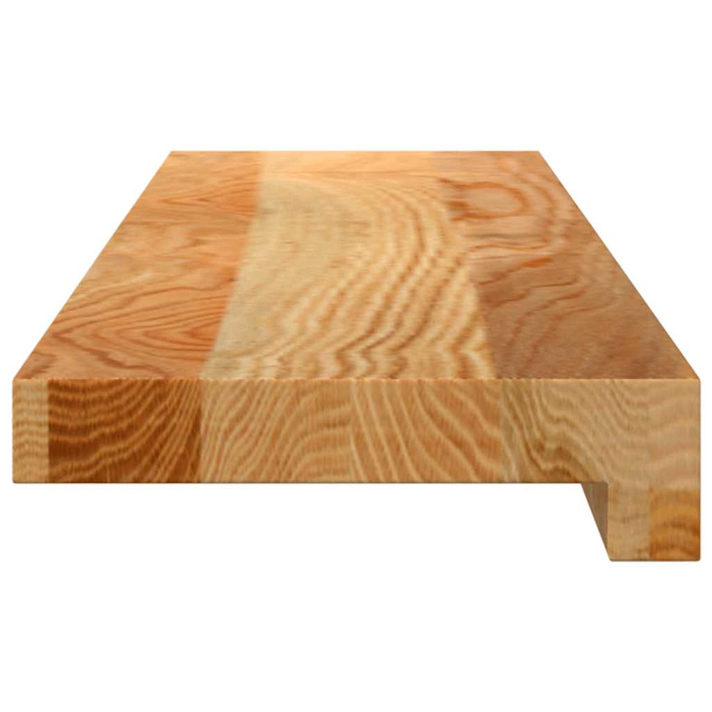 Vensterbanken 2 st 70x15x2 cm massief eikenhout lichtbruin is nu te koop bij PeponiXL, paradijselijk wonen!