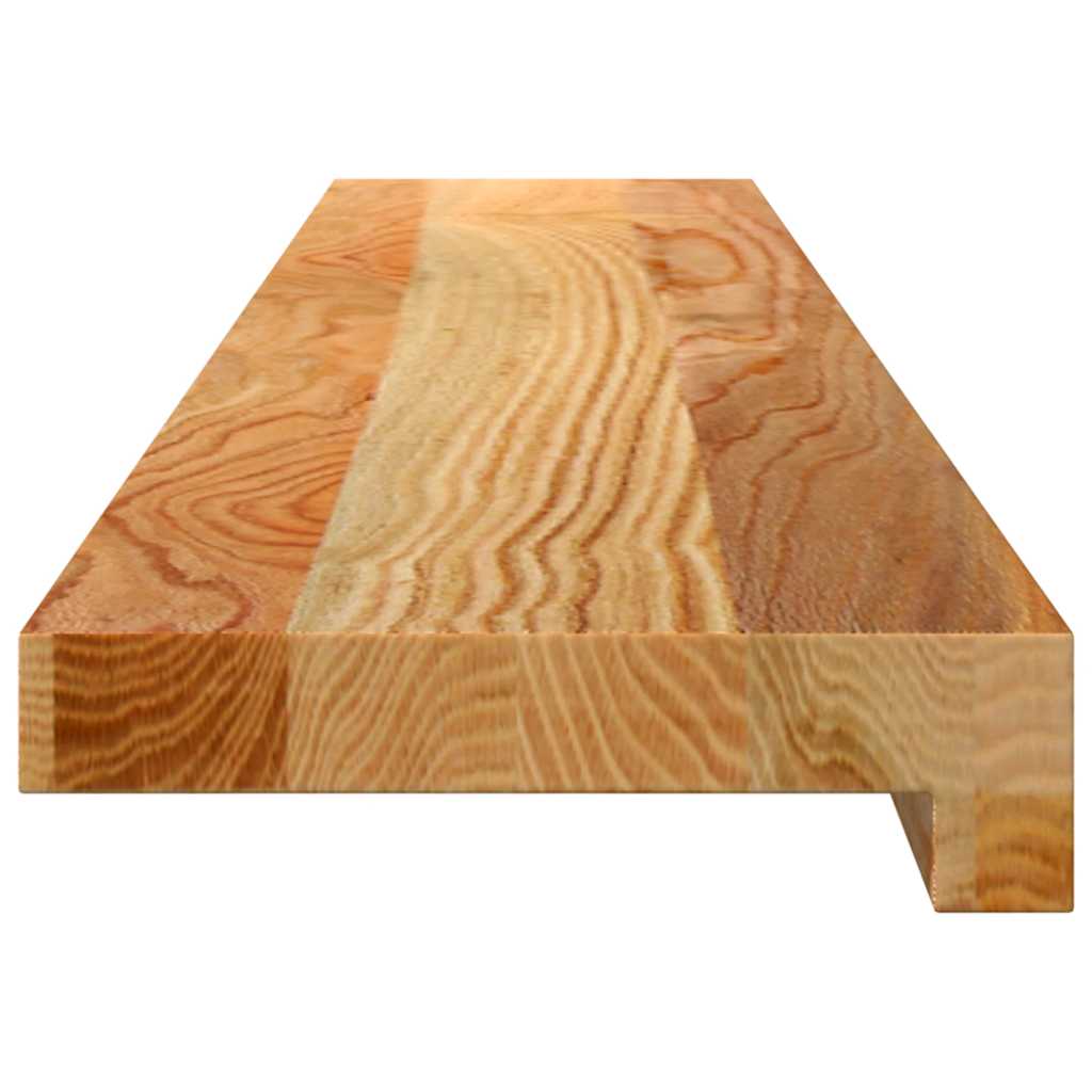 Vensterbanken 2 st 100x15x2 cm massief eikenhout lichtbruin is nu te koop bij PeponiXL, paradijselijk wonen!