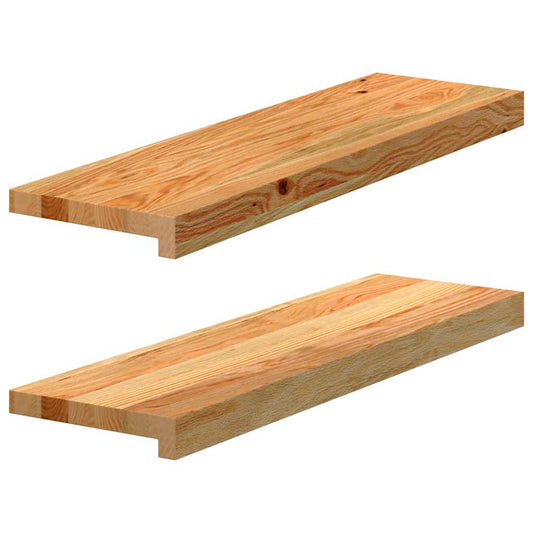 Vensterbanken 2 st 70x20x2 cm massief eikenhout lichtbruin is nu te koop bij PeponiXL, paradijselijk wonen!
