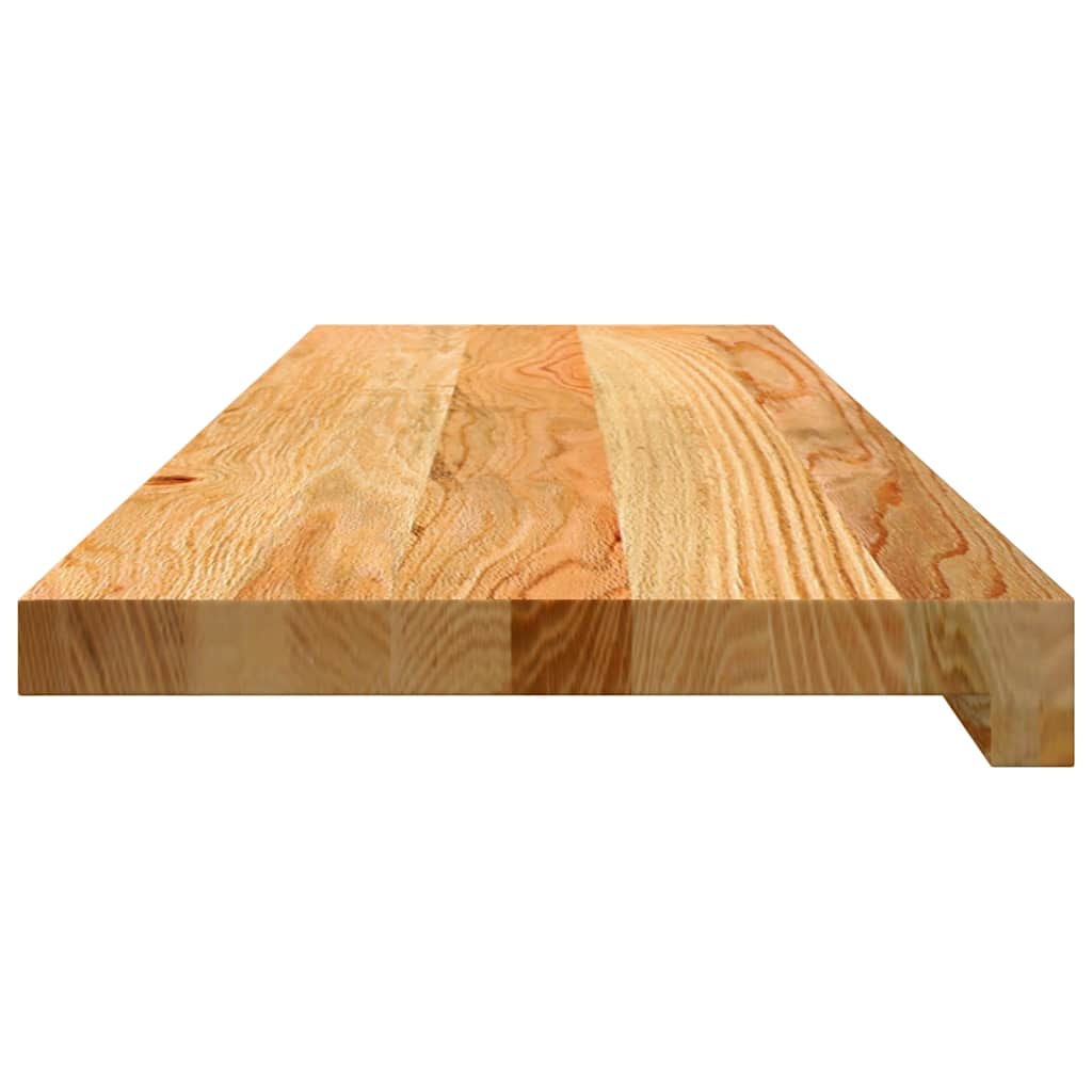 Vensterbanken 2 st 90x30x2 cm massief eikenhout lichtbruin is nu te koop bij PeponiXL, paradijselijk wonen!