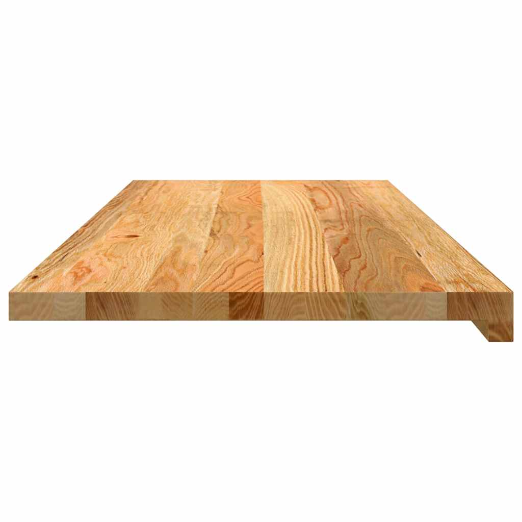 Vensterbanken 2 st 100x40x2 cm massief eikenhout lichtbruin is nu te koop bij PeponiXL, paradijselijk wonen!