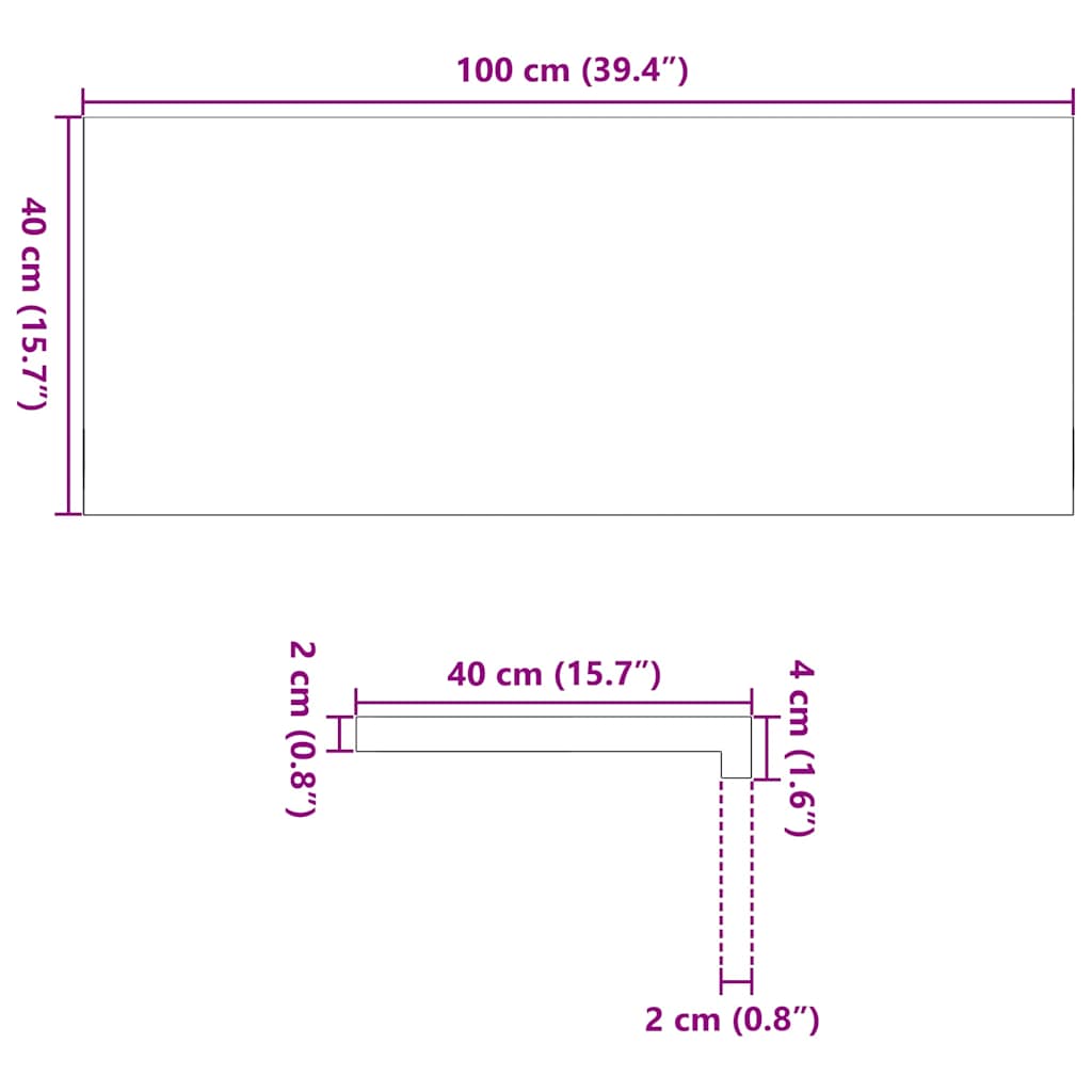 Vensterbanken 2 st 100x40x2 cm massief eikenhout lichtbruin is nu te koop bij PeponiXL, paradijselijk wonen!