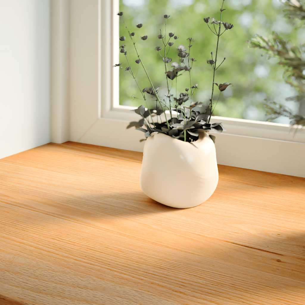 Vensterbanken 2 st 160x40x2 cm massief eikenhout lichtbruin is nu te koop bij PeponiXL, paradijselijk wonen!