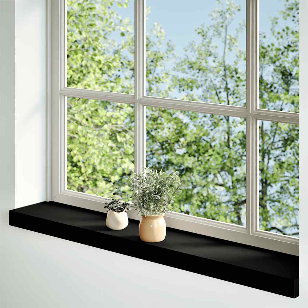 Vensterbanken 2 st 70x15x2 cm massief eikenhout donkerbruin is nu te koop bij PeponiXL, paradijselijk wonen!
