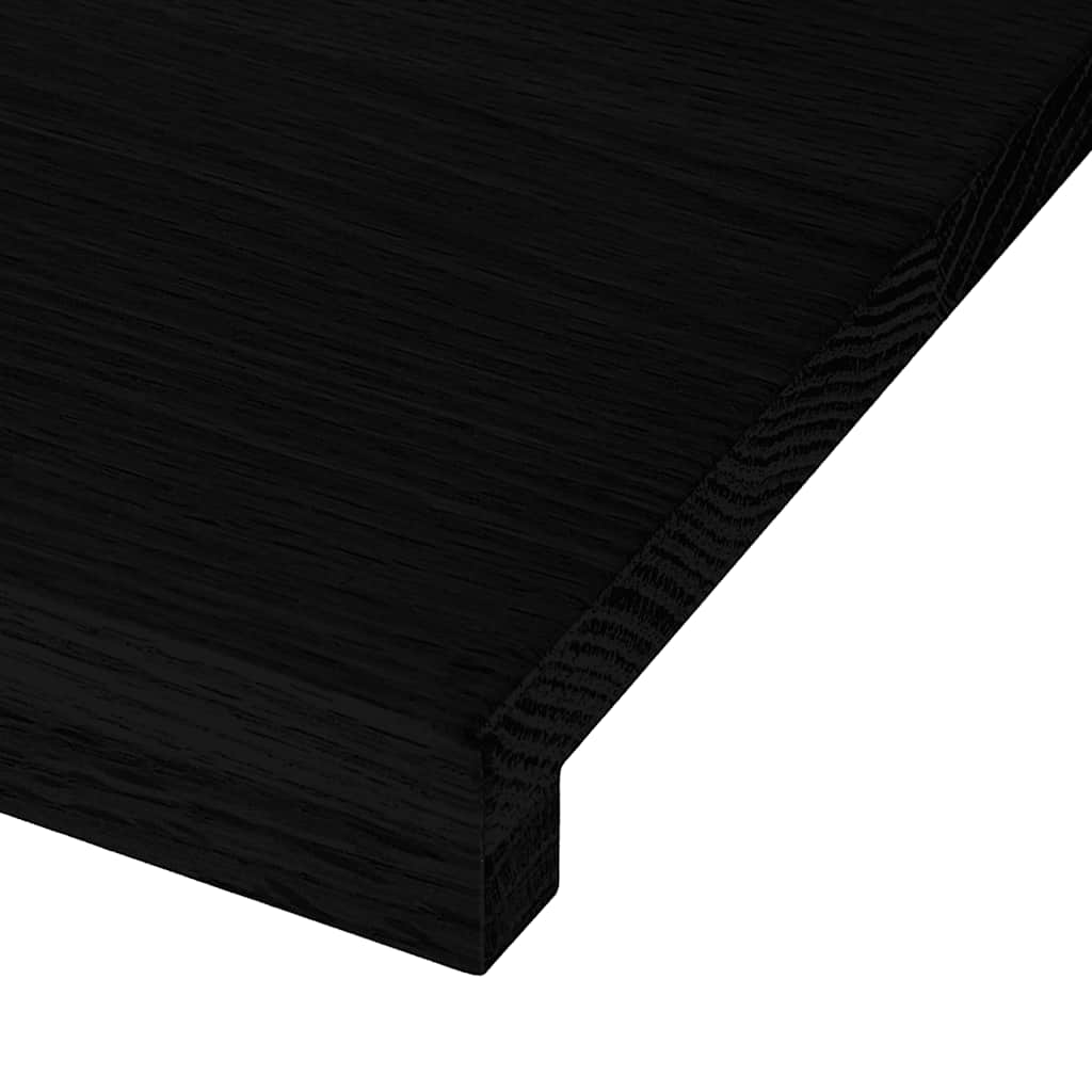 Vensterbanken 2 st 70x15x2 cm massief eikenhout donkerbruin is nu te koop bij PeponiXL, paradijselijk wonen!