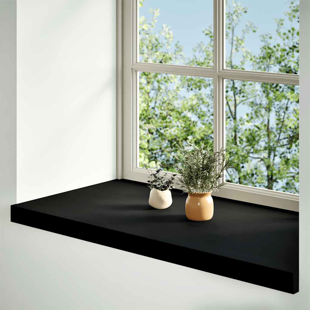 Vensterbanken 2 st 90x40x2 cm massief eikenhout donkerbruin is nu te koop bij PeponiXL, paradijselijk wonen!