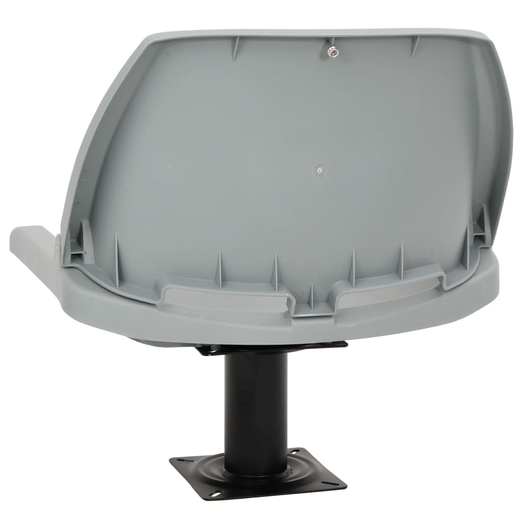 2-delige Bootstoelenset inklapbaar 48x51x41 cm grijs is nu te koop bij PeponiXL, paradijselijk wonen!