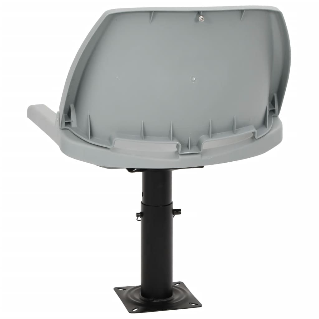 4-delige Bootstoelenset inklapbaar 48x51x41 cm grijs is nu te koop bij PeponiXL, paradijselijk wonen!