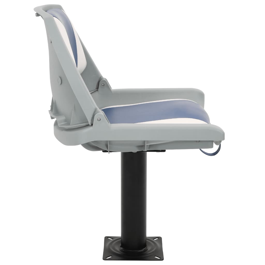 2-delige Bootstoelenset inklapbaar 48x51x41 cm blauw en wit is nu te koop bij PeponiXL, paradijselijk wonen!