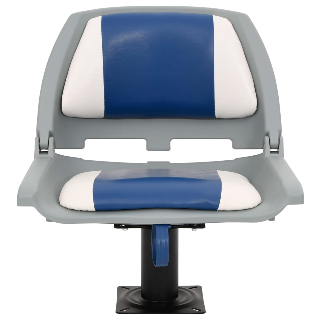 4-delige Bootstoelenset inklapbaar 48x51x41 cm blauw en wit is nu te koop bij PeponiXL, paradijselijk wonen!
