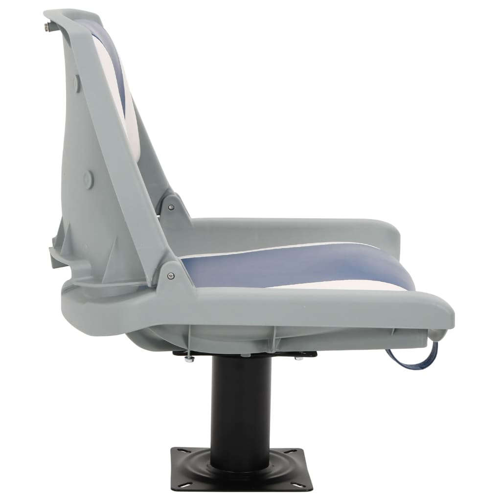 4-delige Bootstoelenset inklapbaar 48x51x41 cm blauw en wit is nu te koop bij PeponiXL, paradijselijk wonen!