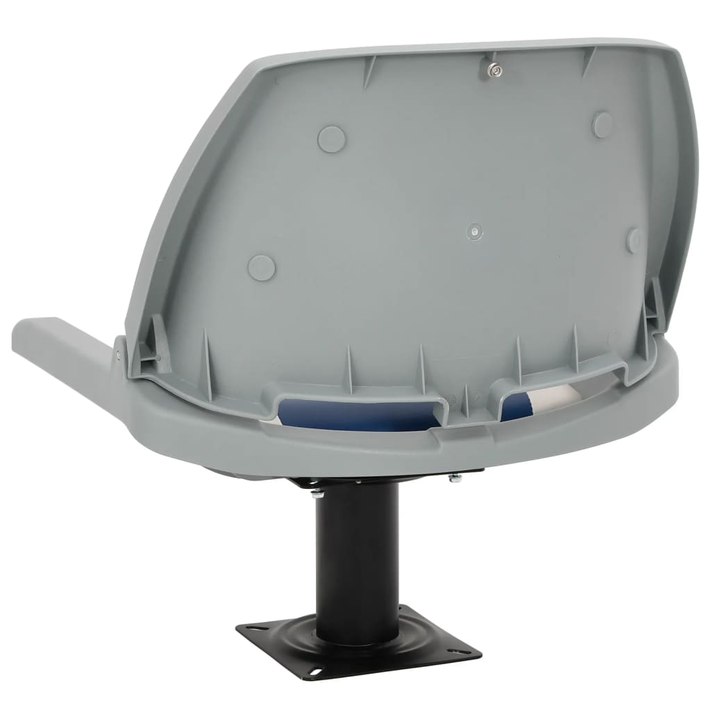 4-delige Bootstoelenset inklapbaar 48x51x41 cm blauw en wit is nu te koop bij PeponiXL, paradijselijk wonen!