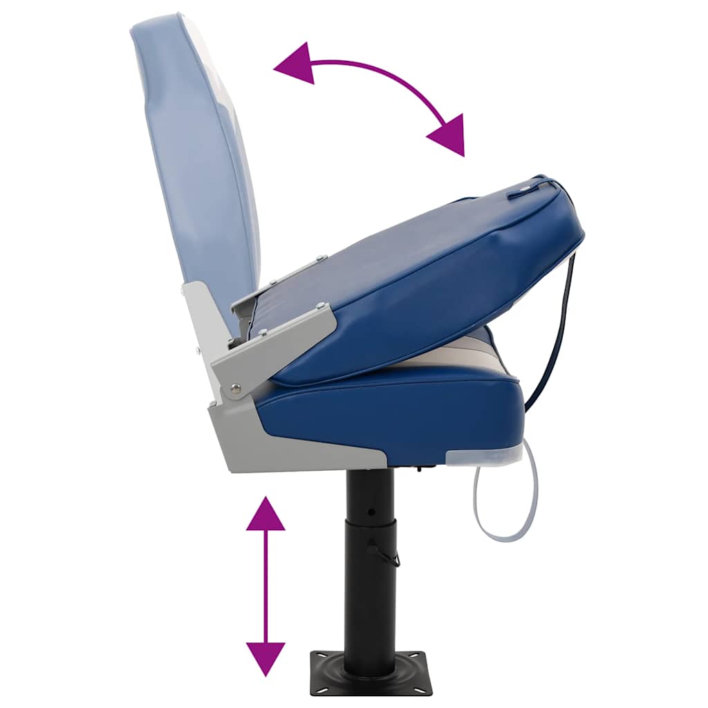 2-delige Bootstoelenset met hoge rugleuning inklapbaar is nu te koop bij PeponiXL, paradijselijk wonen!