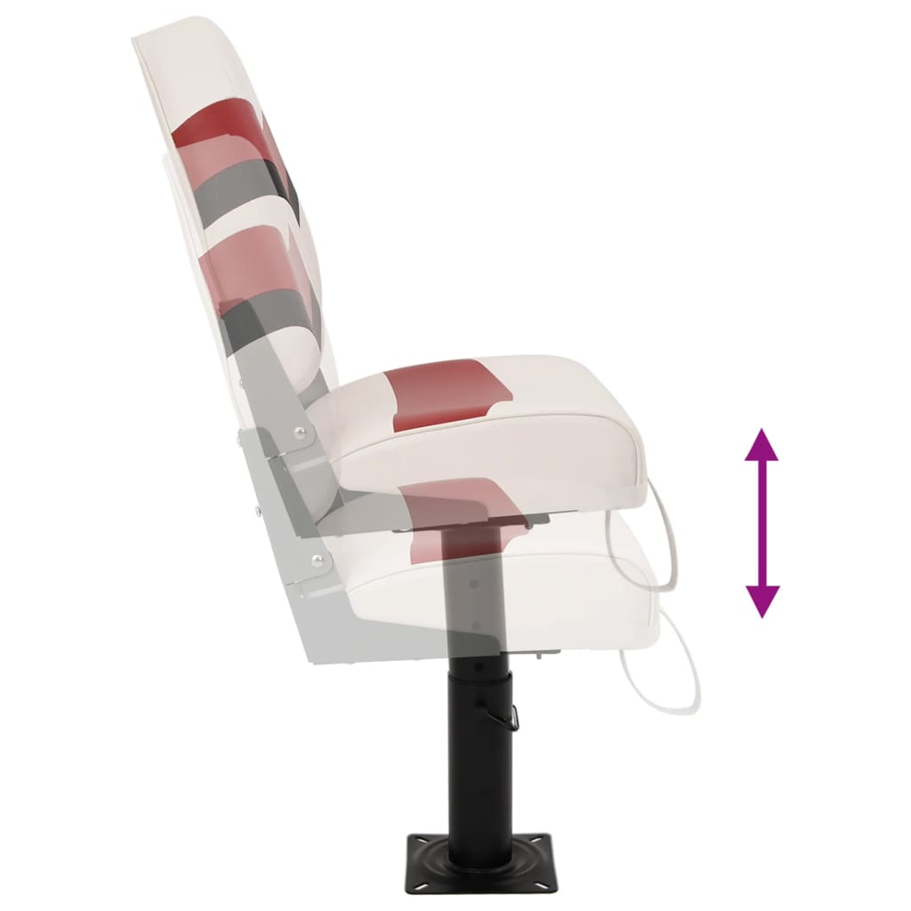 2-delige Bootstoelenset met hoge rugleuning inklapbaar is nu te koop bij PeponiXL, paradijselijk wonen!