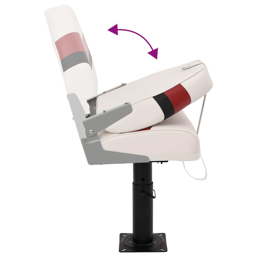 4-delige Bootstoelenset met hoge rugleuning inklapbaar is nu te koop bij PeponiXL, paradijselijk wonen!