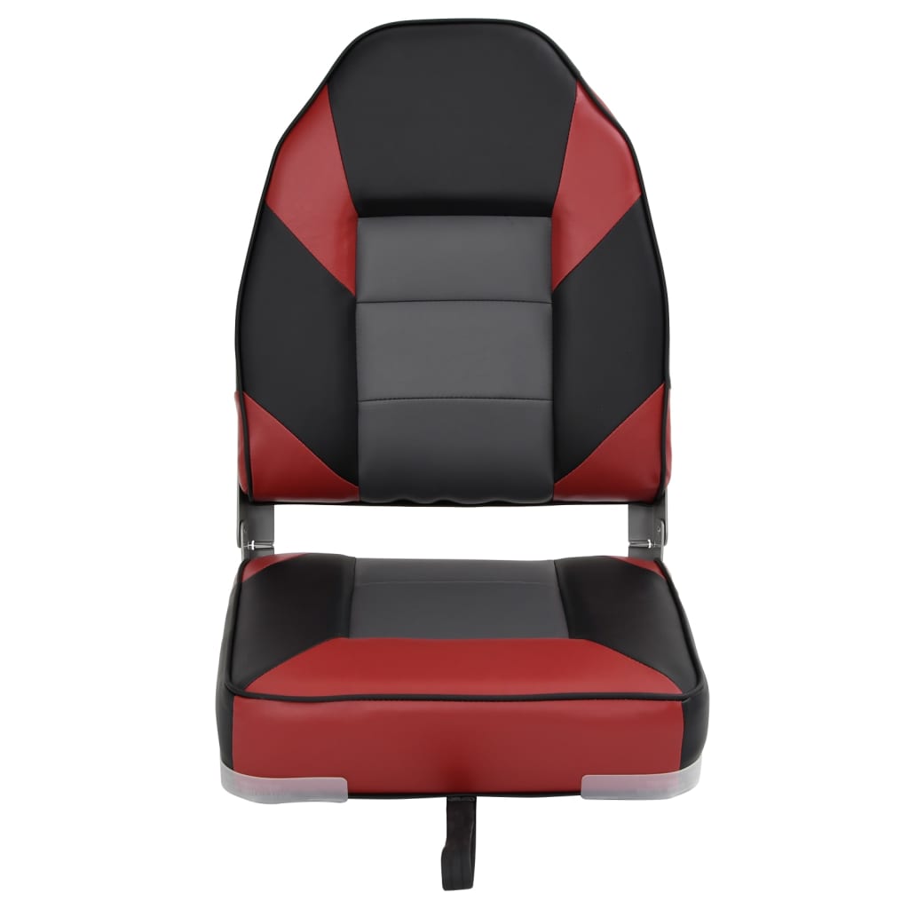 Bootstoelen 2 st inklapbaar met hoge rugleuning 39x43x58 cm is nu te koop bij PeponiXL, paradijselijk wonen!