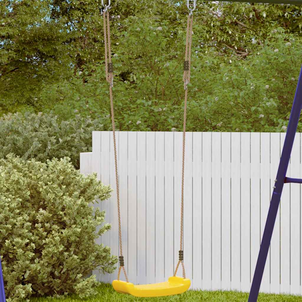 Schommelzitje voor kinderen 1-persoons verstelbaar touw geel is nu te koop bij PeponiXL, paradijselijk wonen!