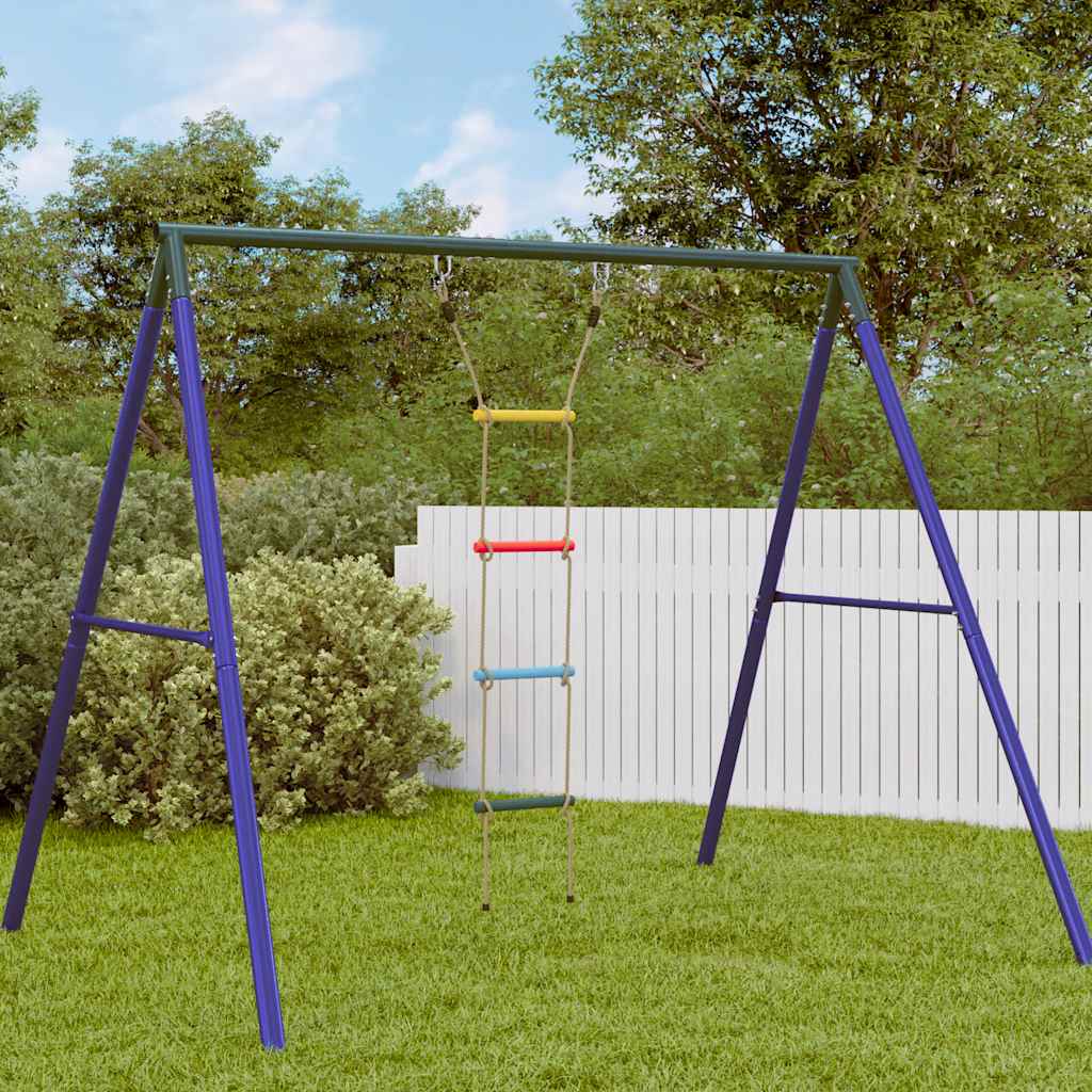 Touwladder voor kinderen met 4 sporten meerkleurig is nu te koop bij PeponiXL, paradijselijk wonen!