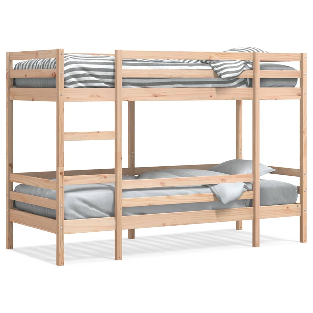 Stapelbedframe zonder matras massief grenenhout 90x200 cm is nu te koop bij PeponiXL, paradijselijk wonen!
