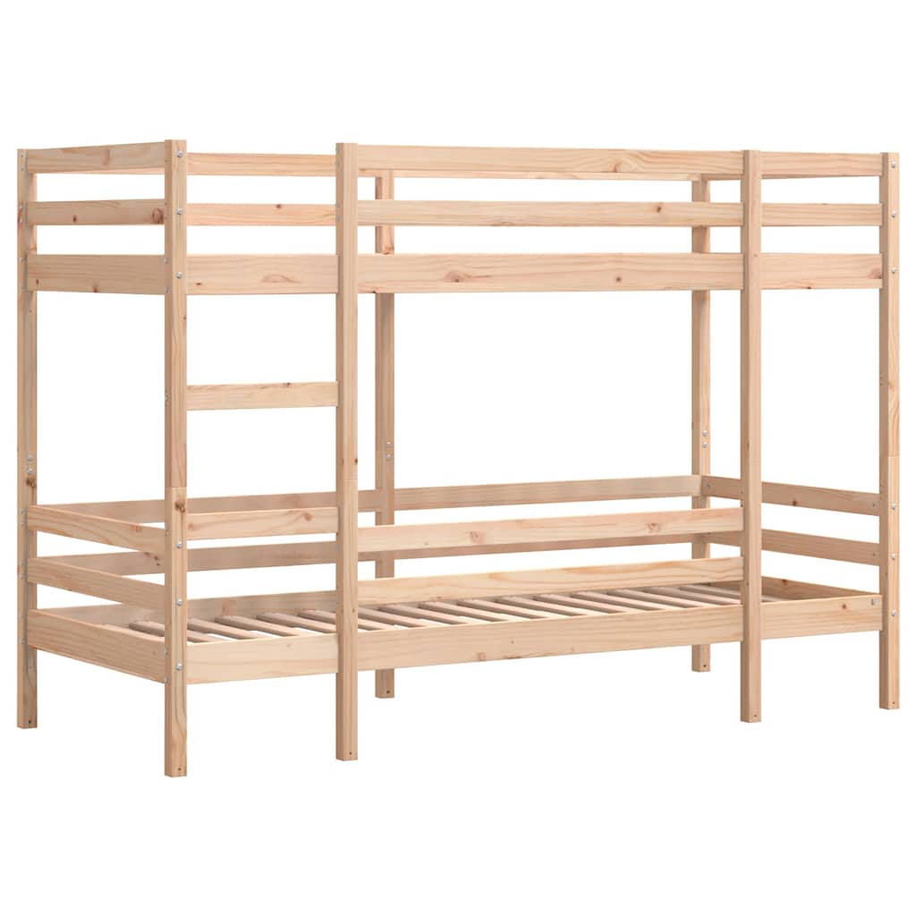 Stapelbedframe zonder matras massief grenenhout 90x200 cm is nu te koop bij PeponiXL, paradijselijk wonen!
