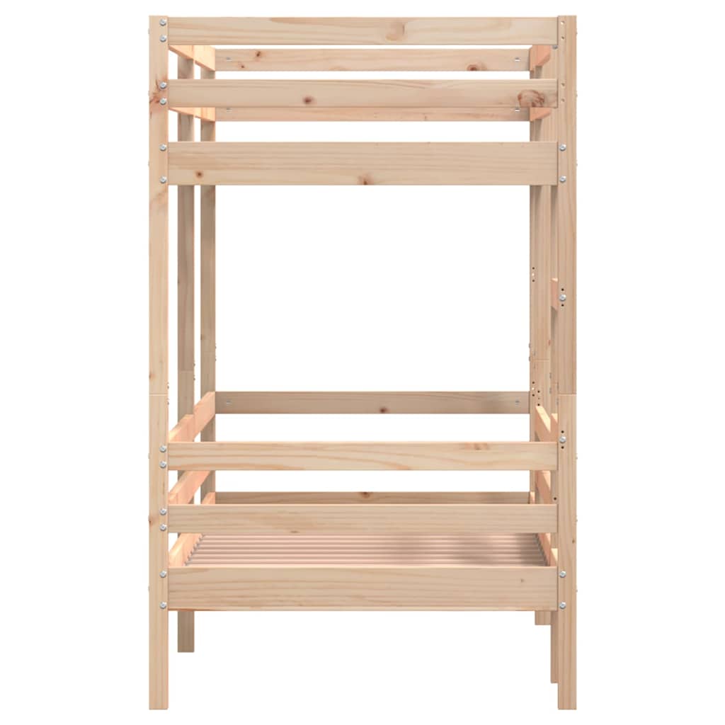Stapelbedframe zonder matras massief grenenhout 90x190 cm is nu te koop bij PeponiXL, paradijselijk wonen!