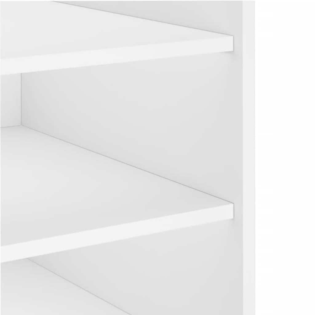 Nachtkastje 45x50x50 cm bewerkt hout wit is nu te koop bij PeponiXL, paradijselijk wonen!