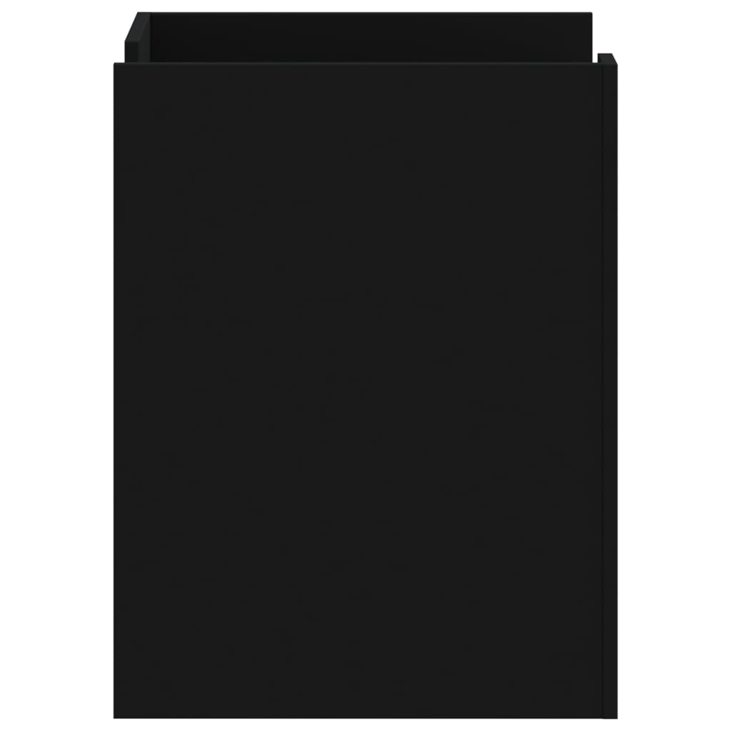Nachtkastje 45x50x65 cm bewerkt hout zwart is nu te koop bij PeponiXL, paradijselijk wonen!