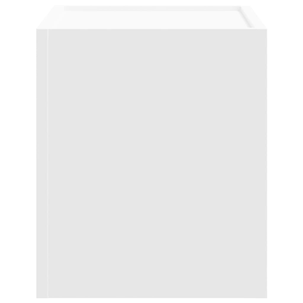 Nachtkastje wandgemonteerd 45x30x35 cm wit is nu te koop bij PeponiXL, paradijselijk wonen!