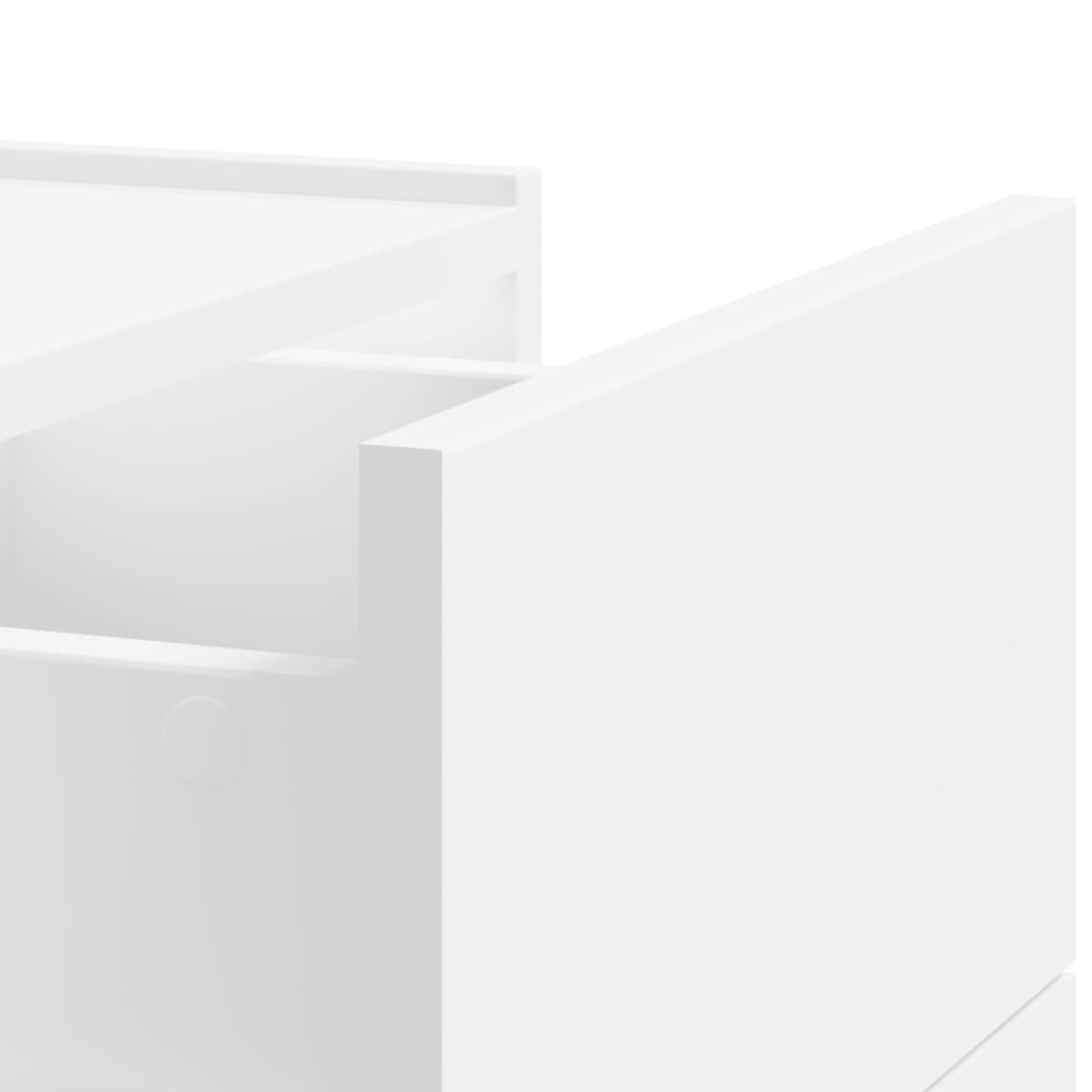 Nachtkastjes 2 st wandgemonteerd 45x30x35 cm wit is nu te koop bij PeponiXL, paradijselijk wonen!
