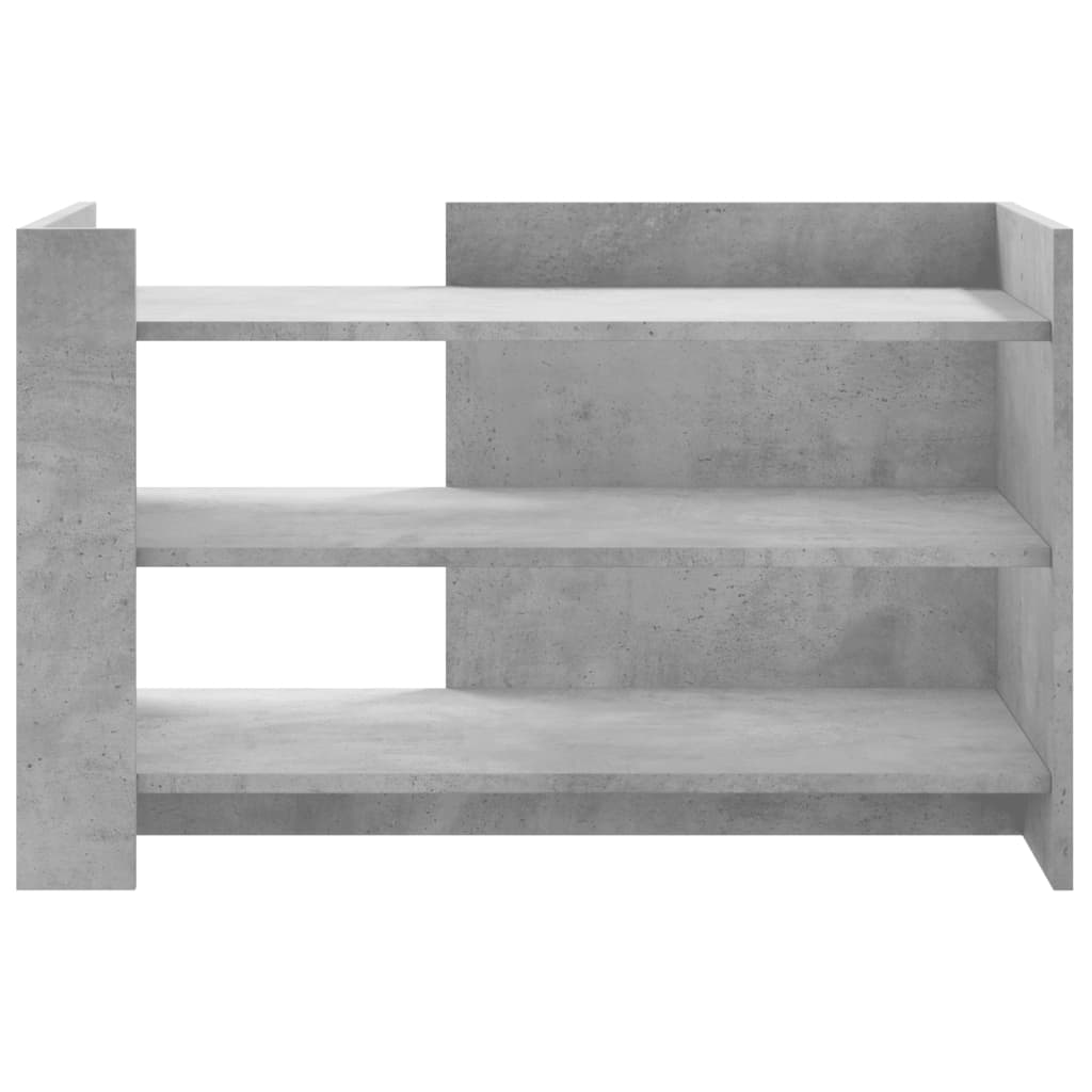 Salontafel 80x50x50 cm bewerkt hout betongrijs is nu te koop bij PeponiXL, paradijselijk wonen!