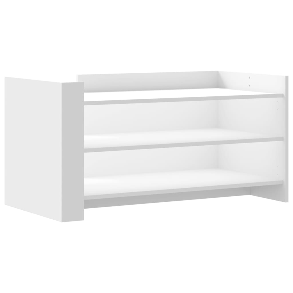 Salontafel 100x50x50 cm bewerkt hout wit is nu te koop bij PeponiXL, paradijselijk wonen!