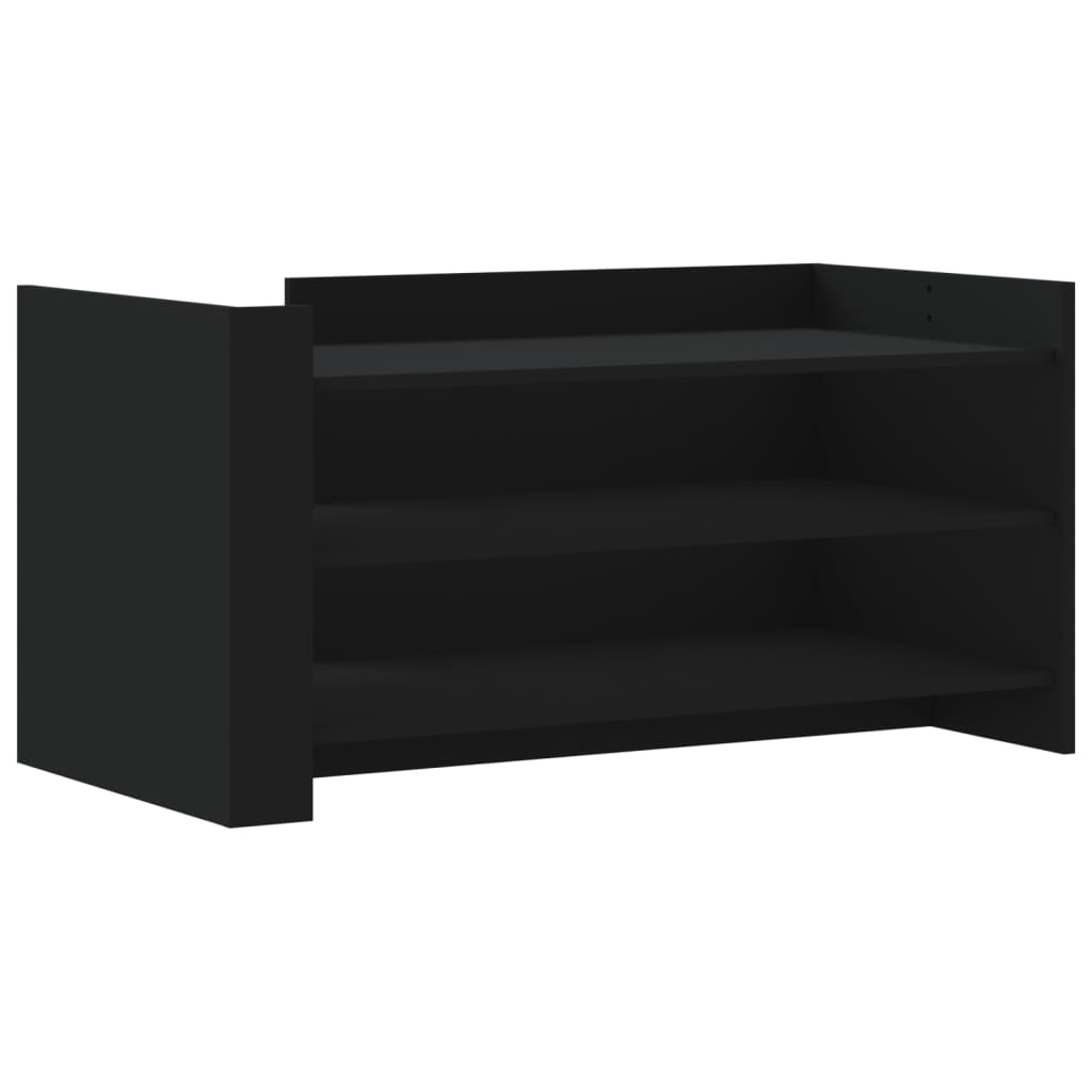 Salontafel 100x50x50 cm bewerkt hout zwart is nu te koop bij PeponiXL, paradijselijk wonen!