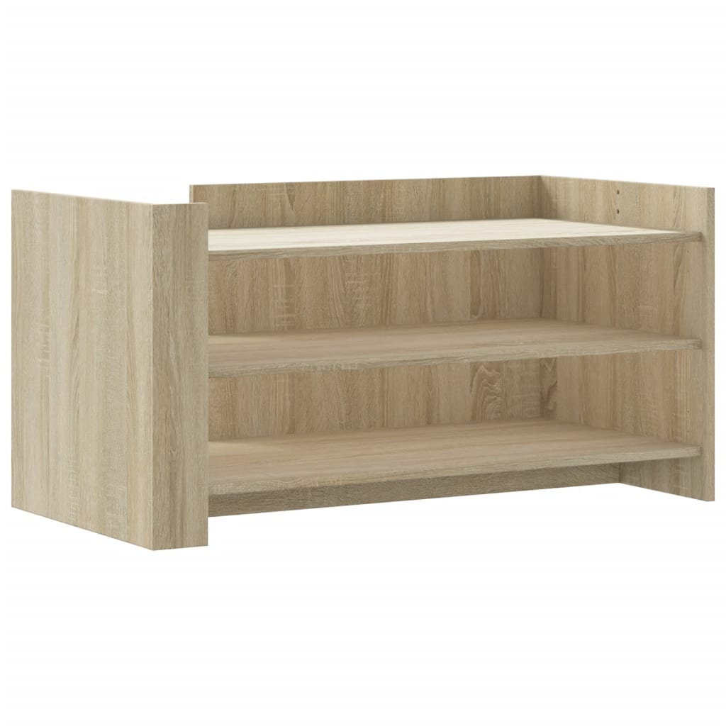 Salontafel 100x50x50 cm bewerkt hout sonoma eikenkleurig is nu te koop bij PeponiXL, paradijselijk wonen!